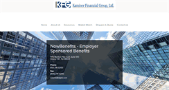 Desktop Screenshot of kfgltd.com